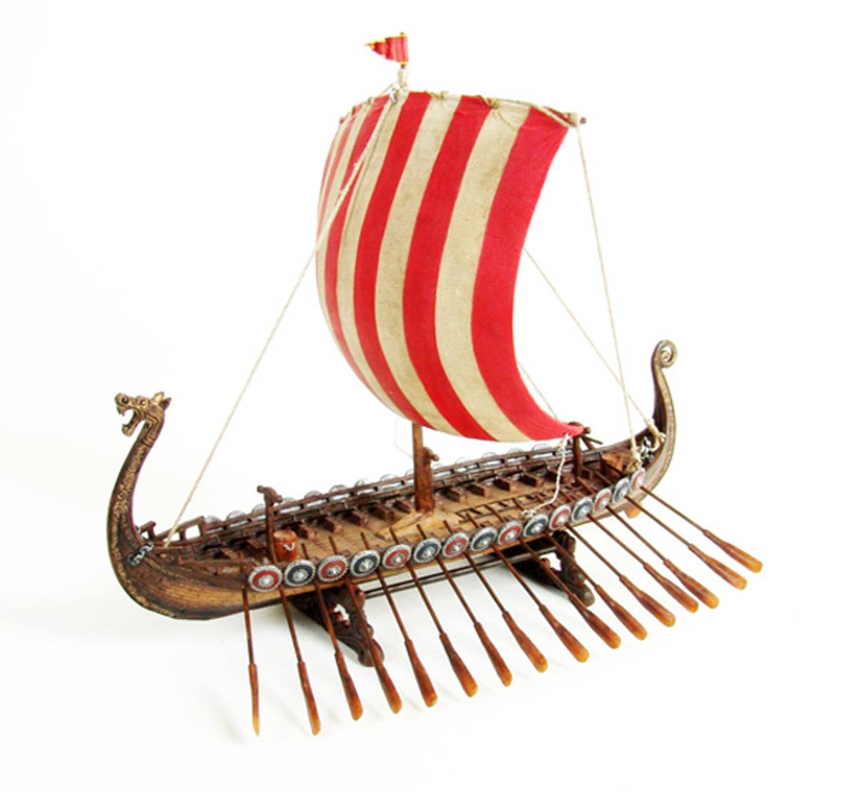 4522000 Large Viking Ship with Dragon Head Bergquist Imports